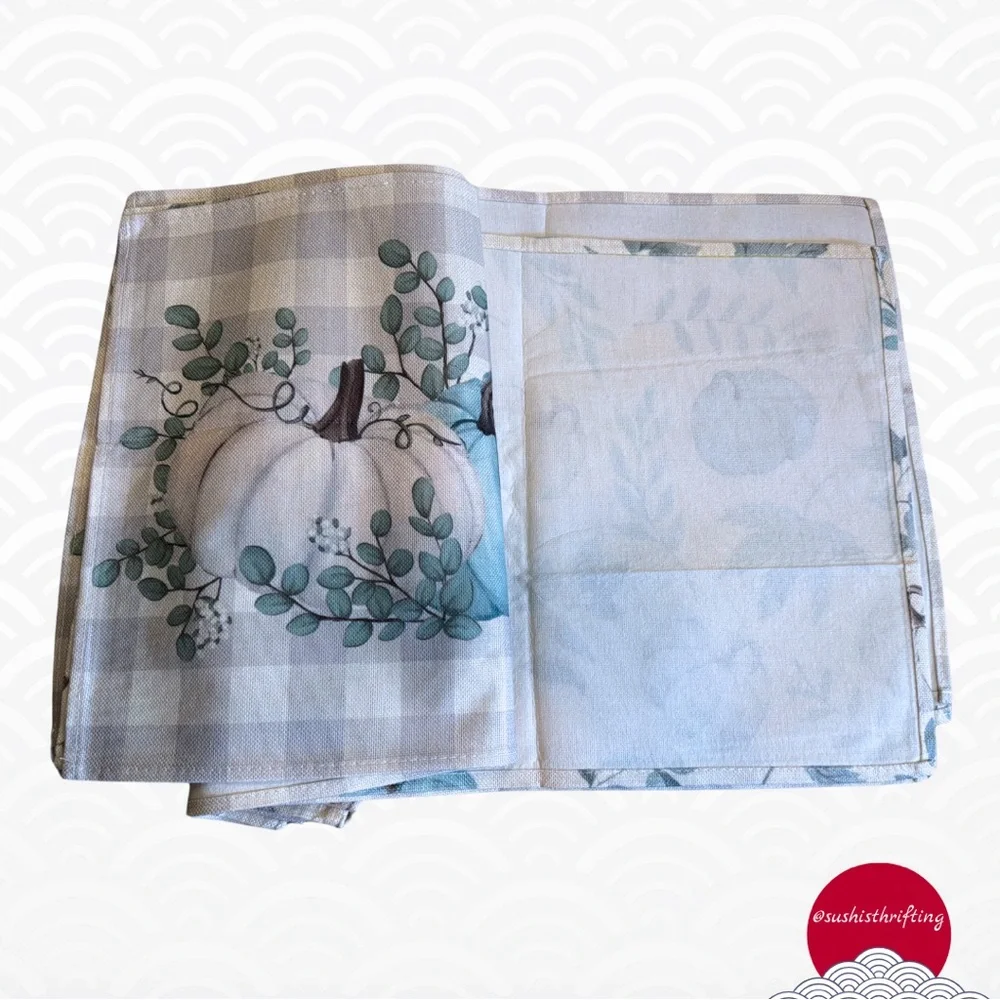 Placemat Set - Cozy Harvest Pumpkins